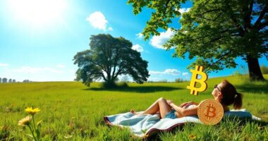 hodl bitcoin enjoy nature