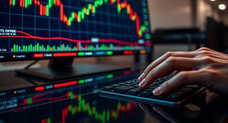 price change during trading