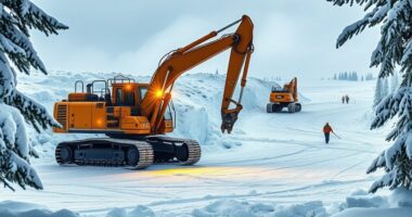 siberian cold enables mining