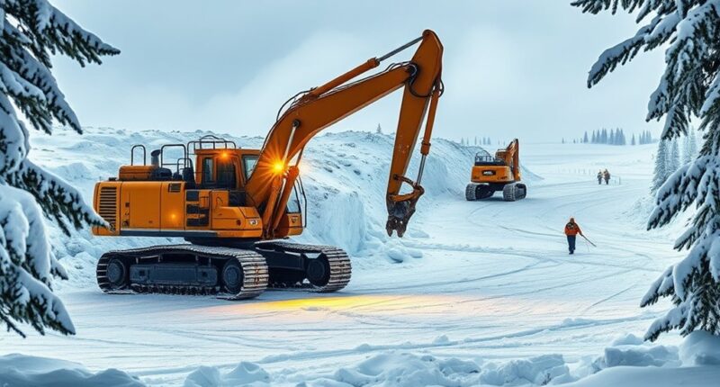 siberian cold enables mining