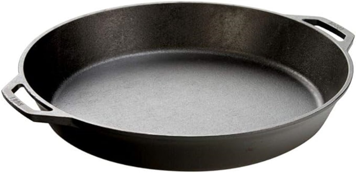 17 inch pre seasoned cast iron