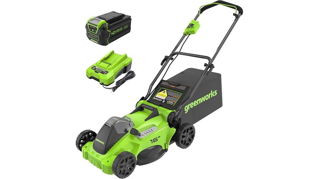 40v brushless lawn mower