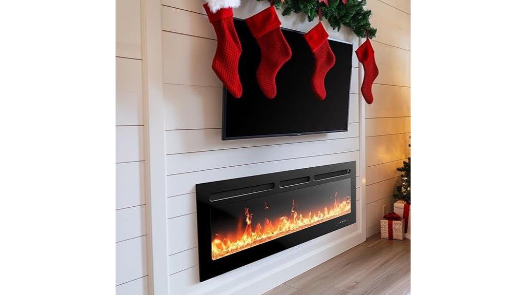 50 inch electric fireplace