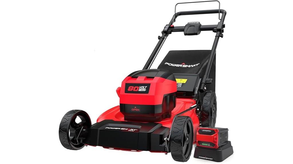 80v brushless lawn mower
