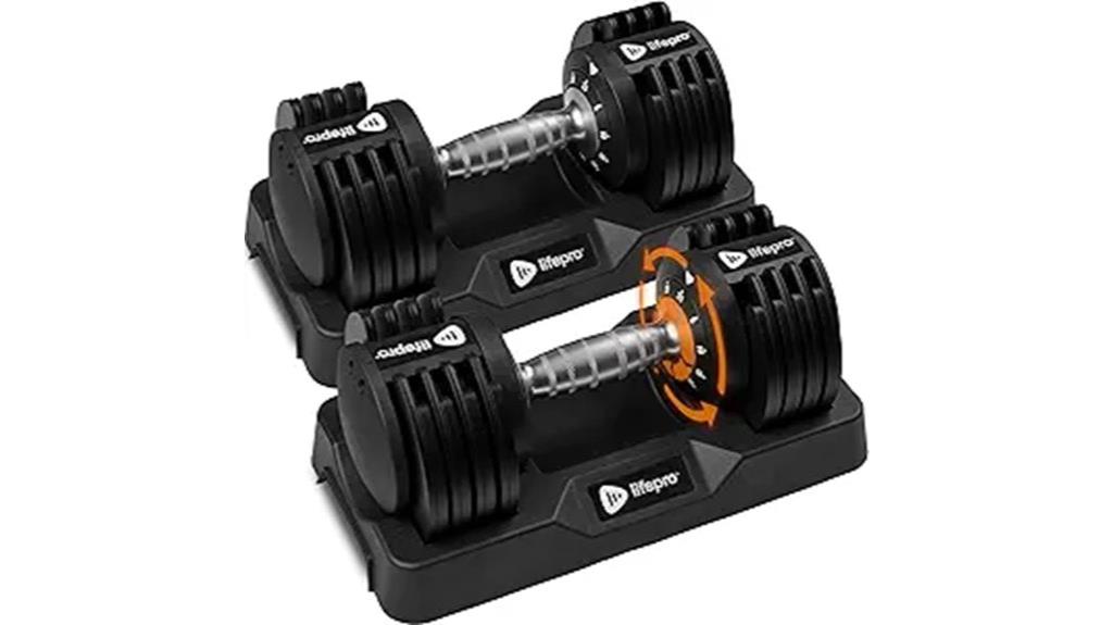 adjustable dumbbells 25 90lb