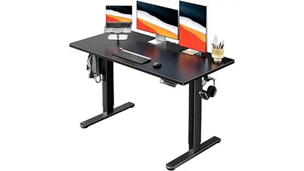 adjustable height electric desk
