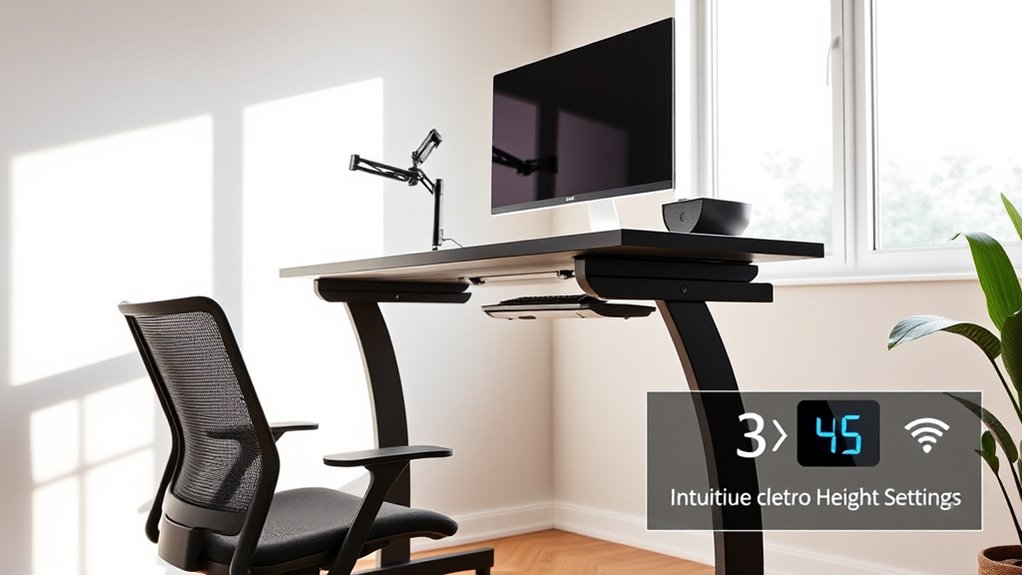 adjustable stable durable quiet