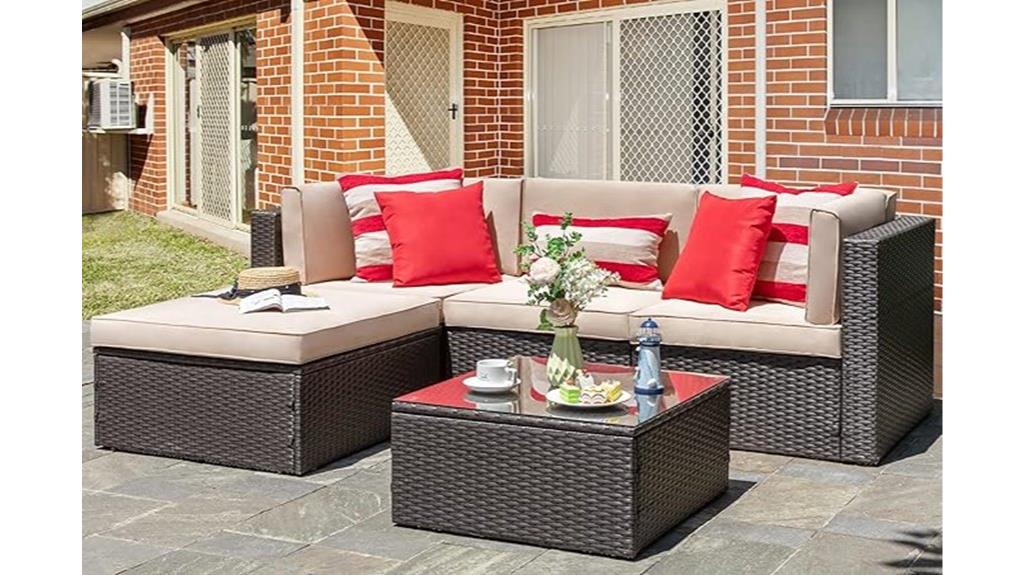 all weather brown wicker