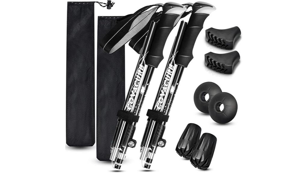 aluminum foldable hiking poles