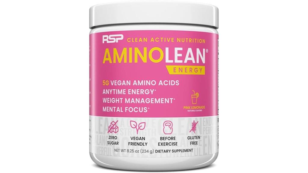 aminolean pre workout powder