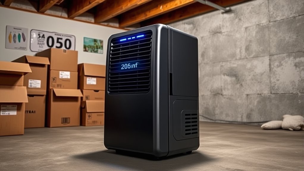 basement dehumidifier considerations