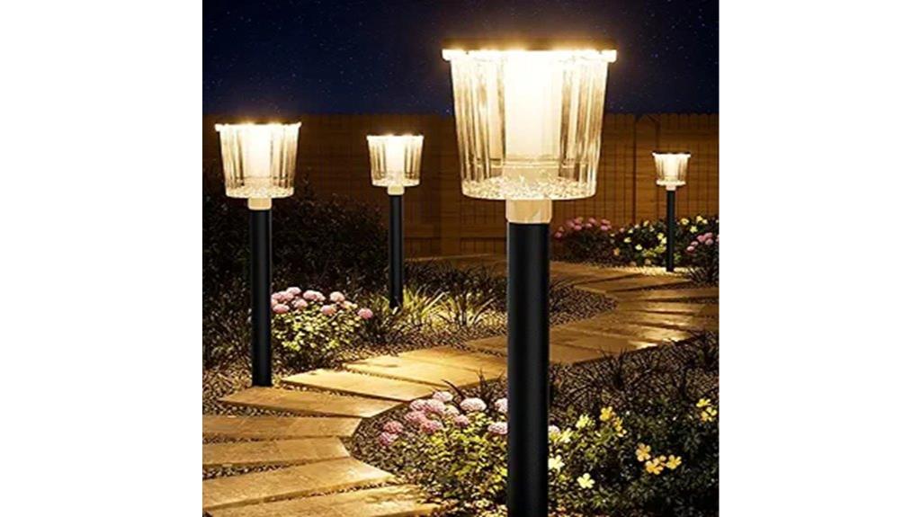bright solar pathway lights