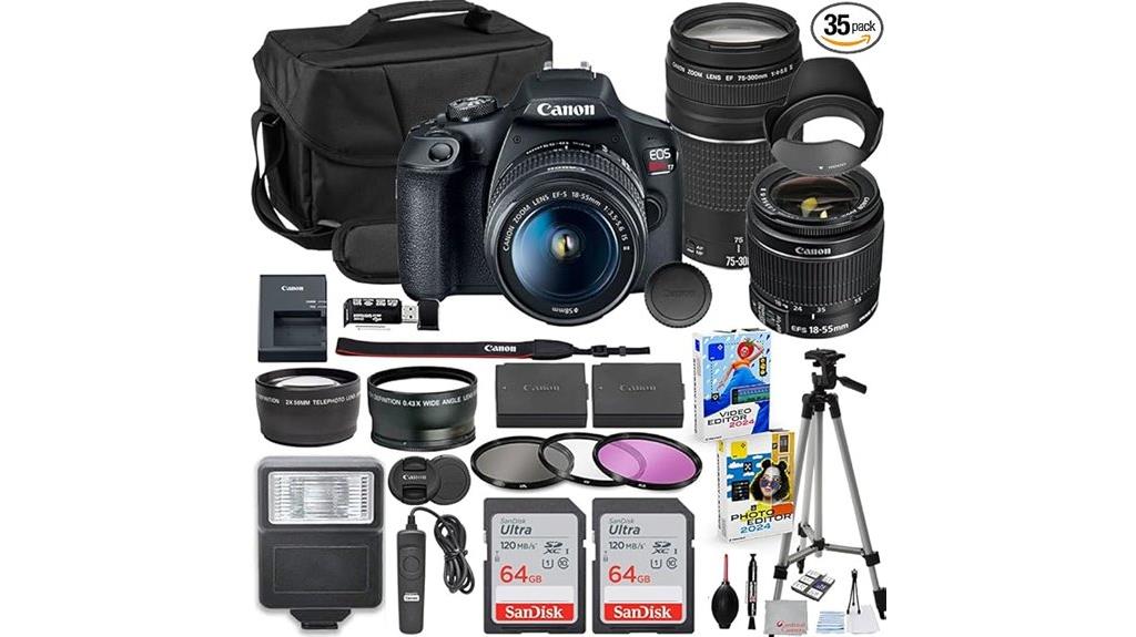 canon rebel t7 bundle