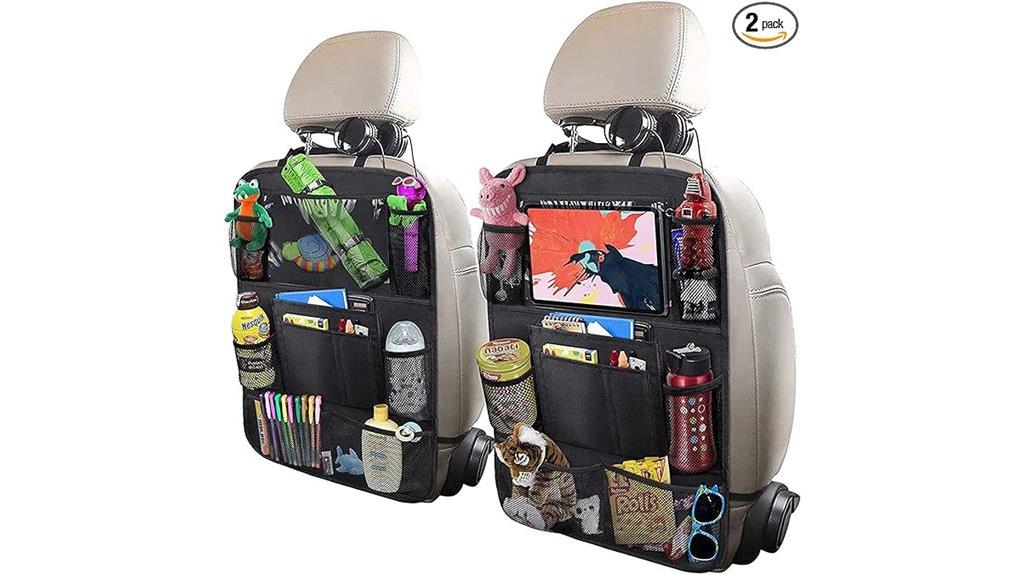 car organizer with holders
