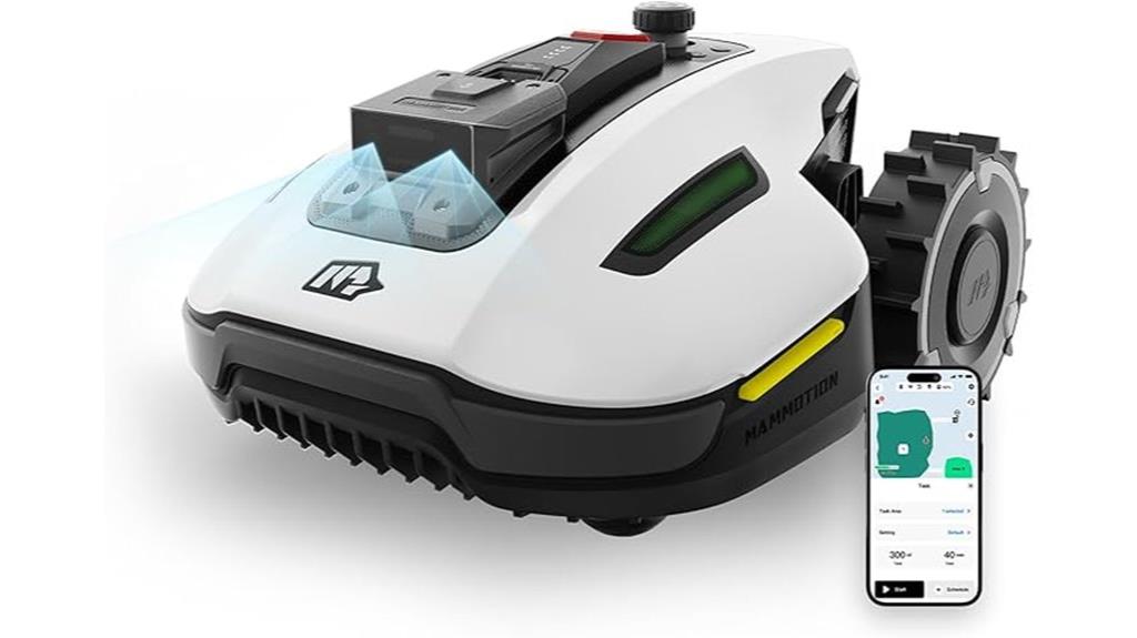 compact robotic lawn mower