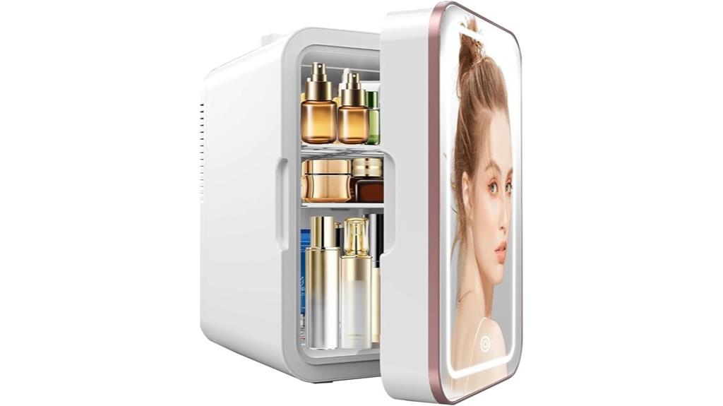 compact skincare cooler