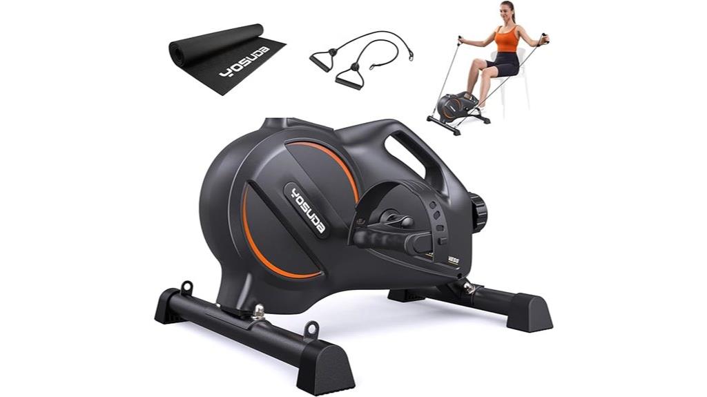 compact under desk exercise bike