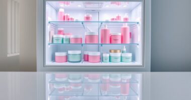 cool skincare storage options
