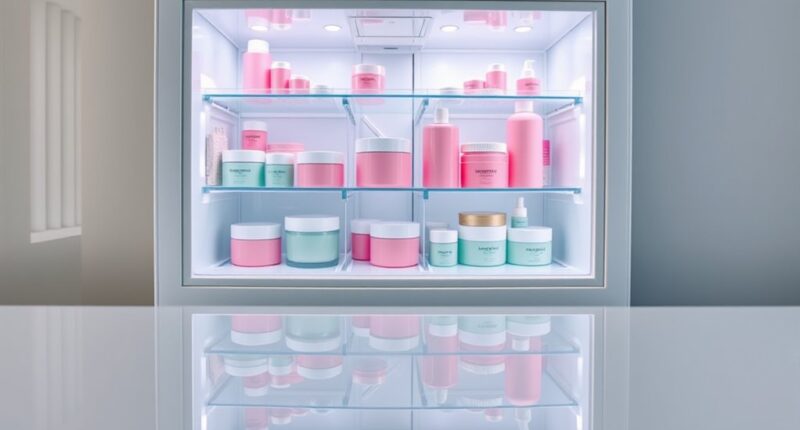 cool skincare storage options