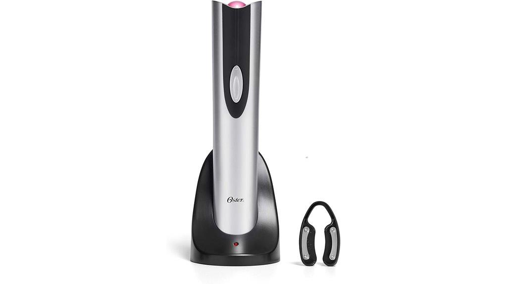 cordless silver wine opener