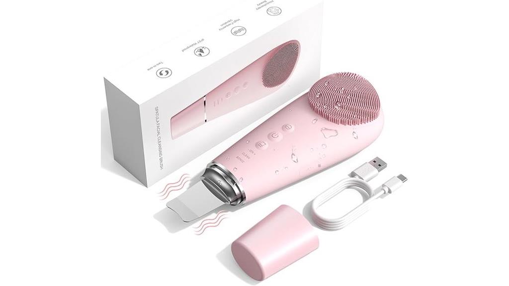 dual purpose facial brush