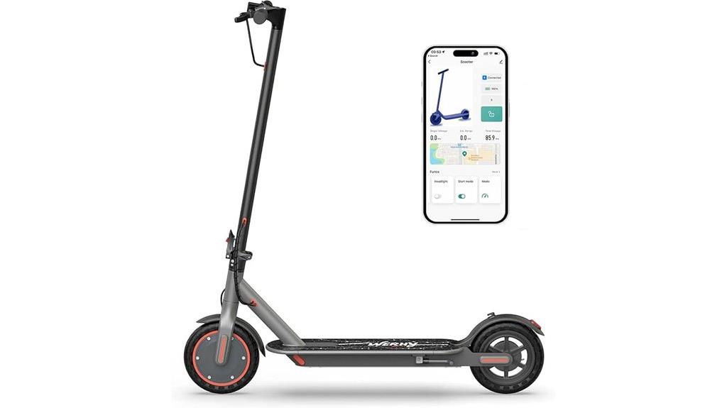 electric scooter with digital display