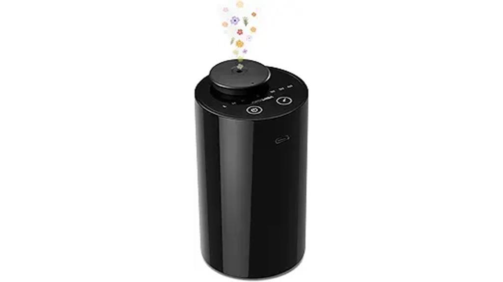 elegant black waterless diffuser