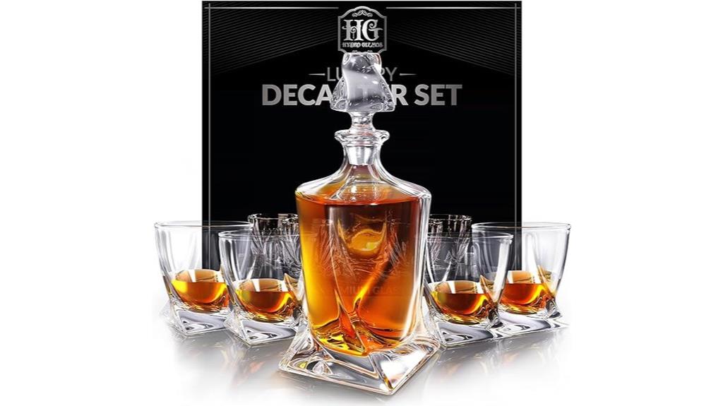 elegant whiskey gift set