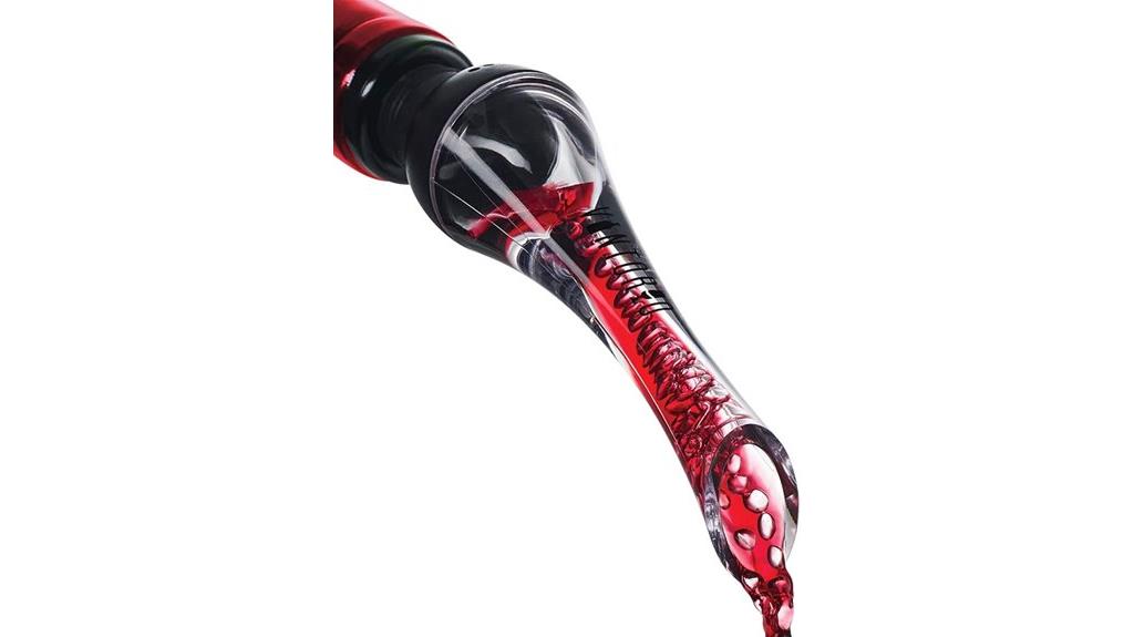 elegant wine aerator pourer
