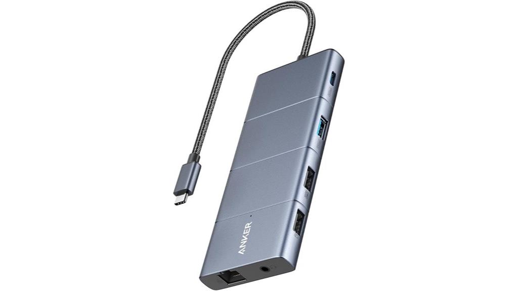 eleven in one usb c dock
