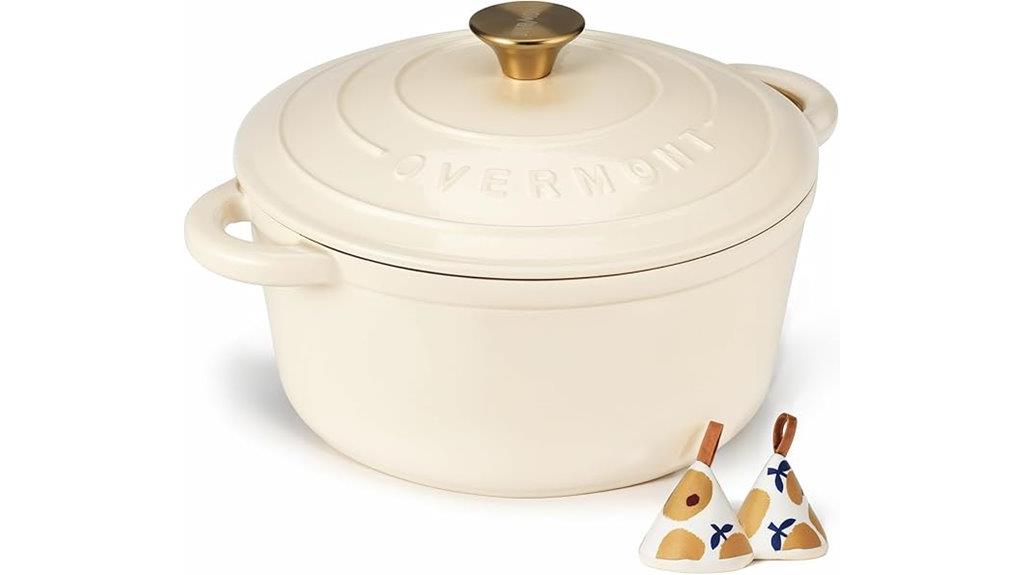 enameled 5 5qt cast iron