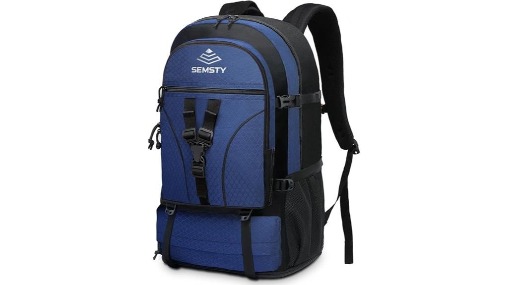 expandable hiking backpack capacity
