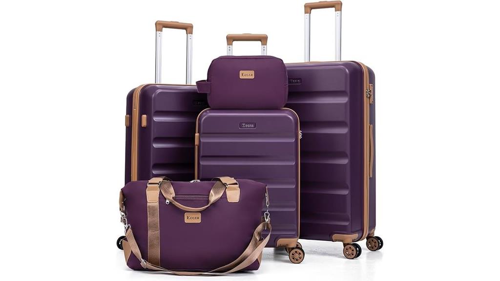 five piece spinner luggage
