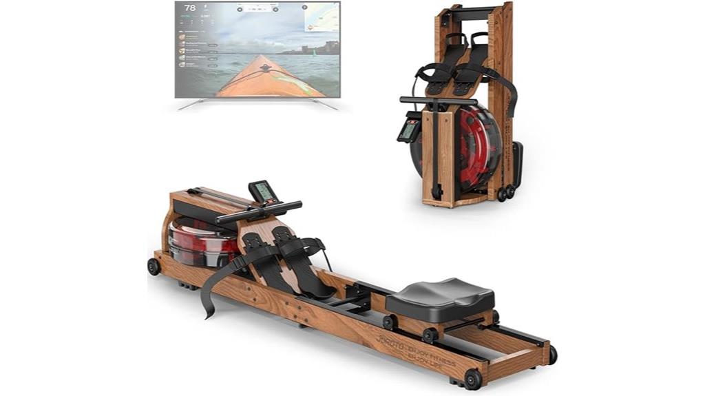 foldable bluetooth water rower