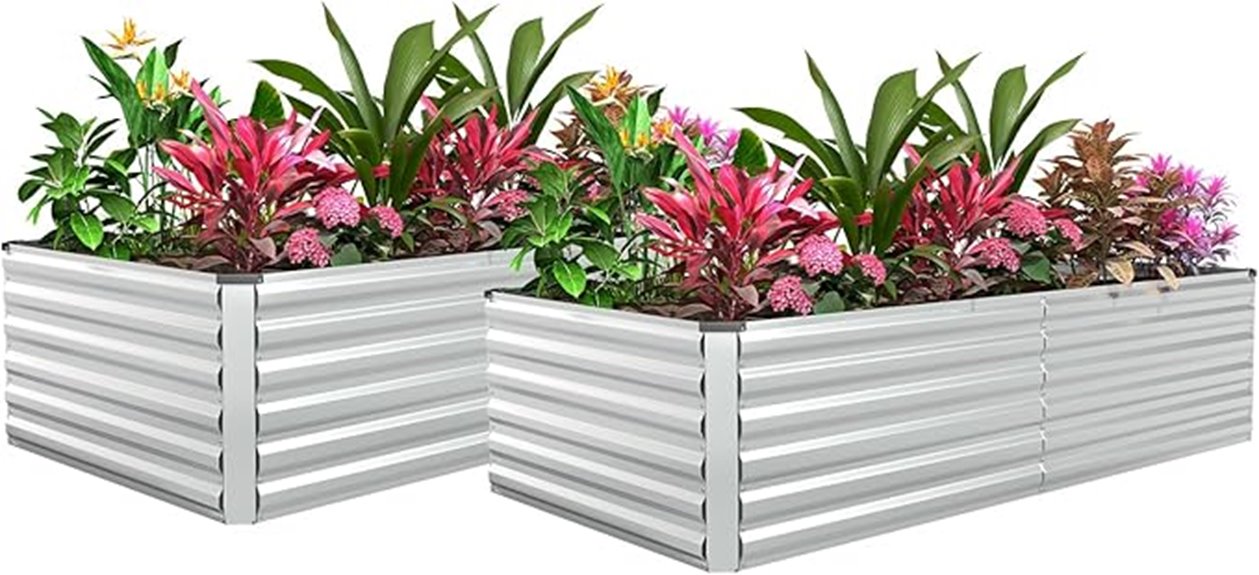 galvanized steel garden beds