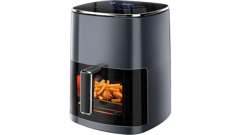 gray 6 34 qt air fryer