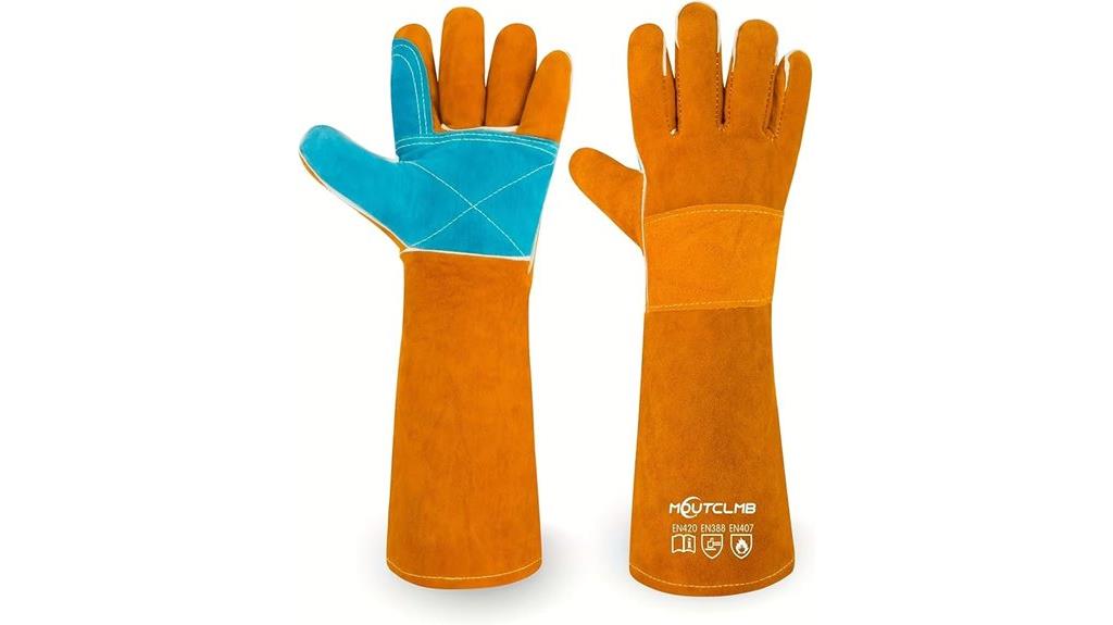 heavy duty animal handling gloves