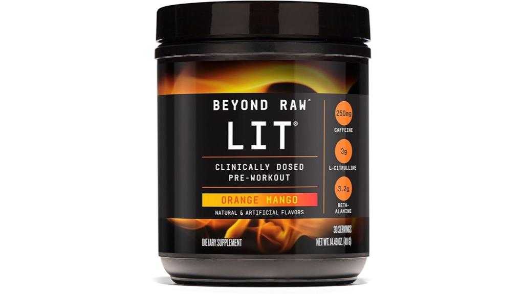 high performance pre workout powder