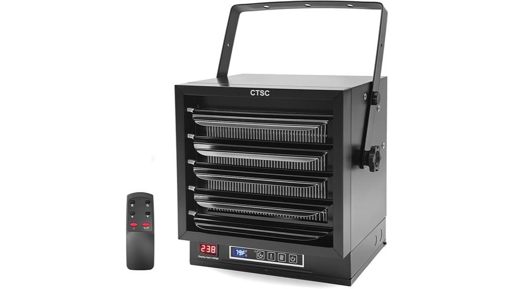 high power garage heater