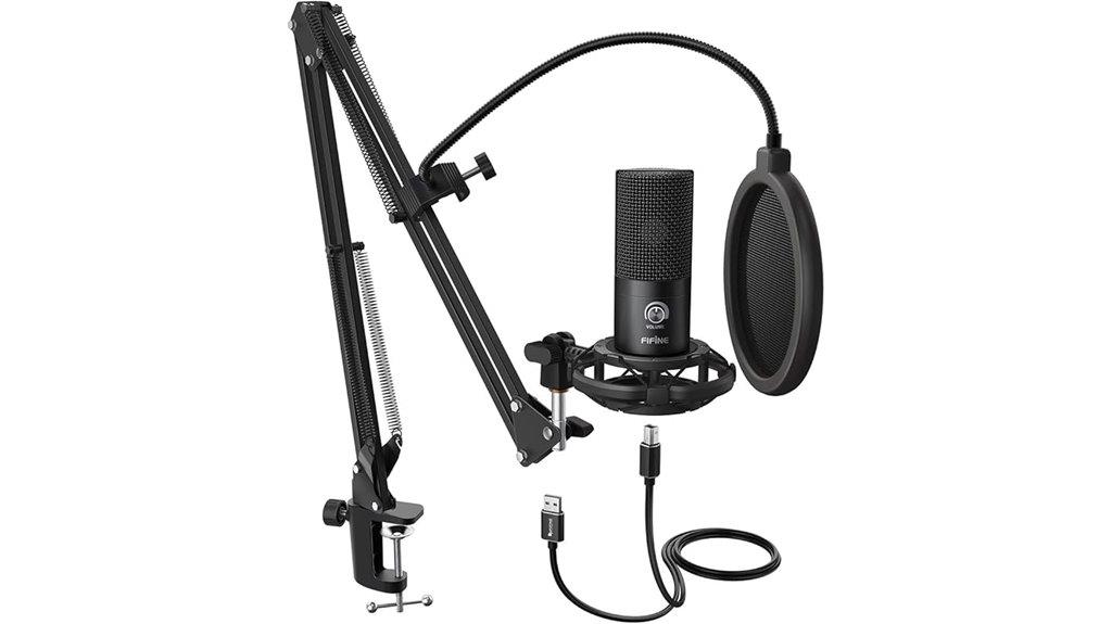 high quality usb microphone stand
