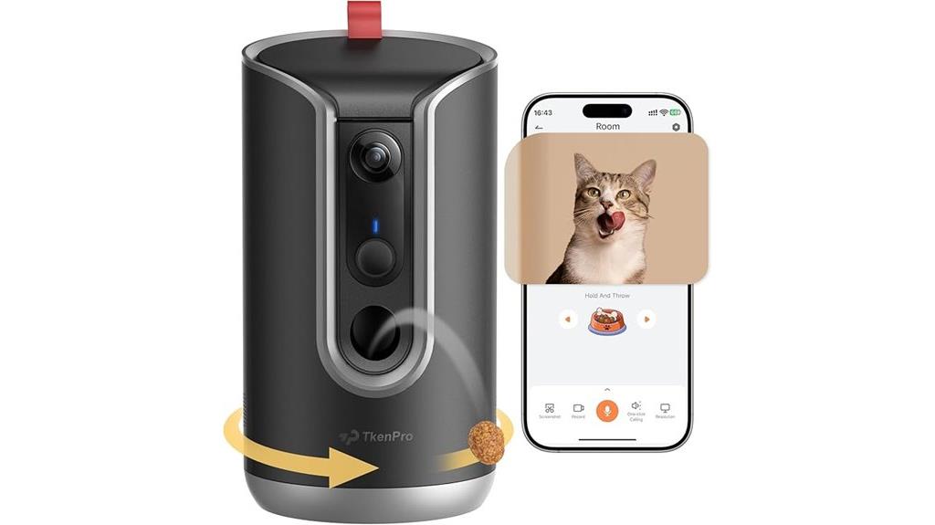 high resolution camera with dispenser