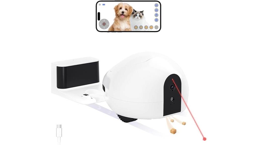 interactive pet camera toy