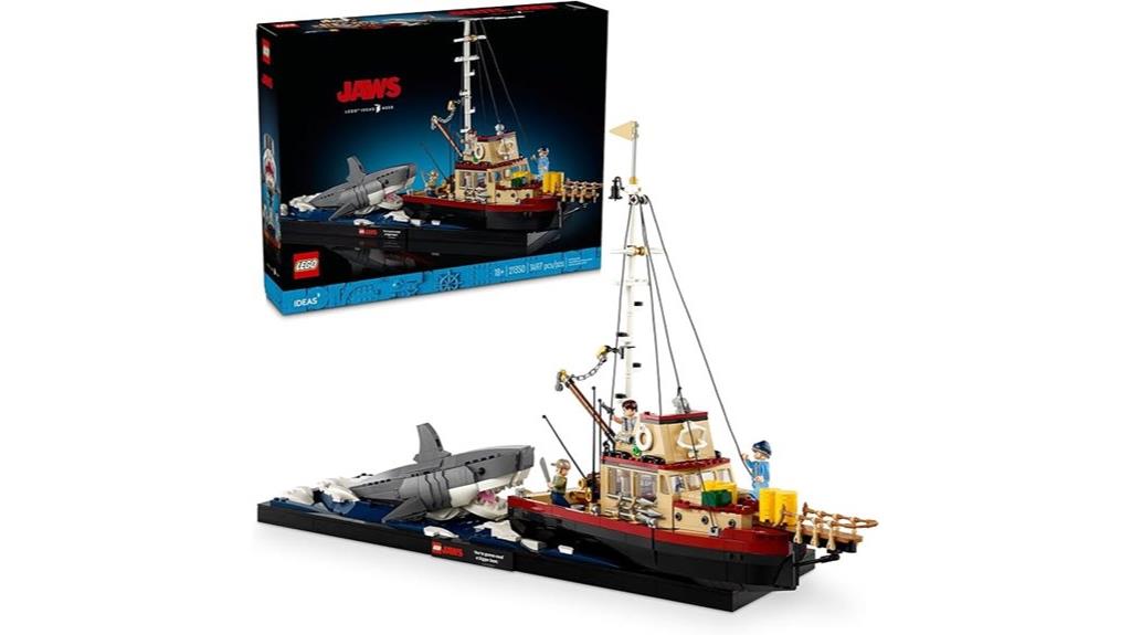 jaws lego set diorama