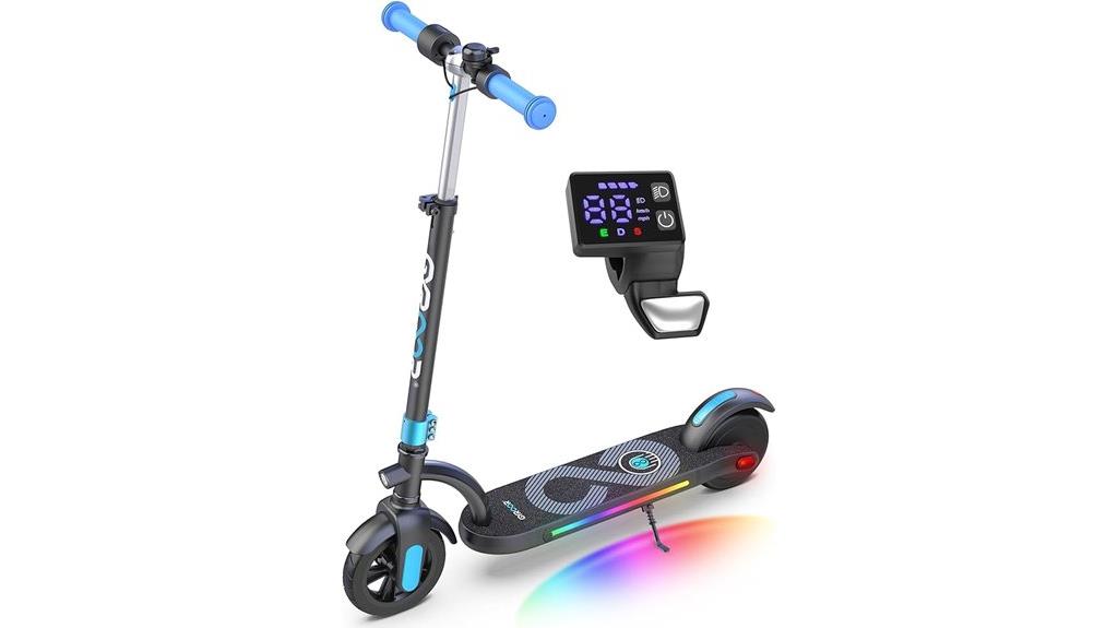 kids electric scooter led