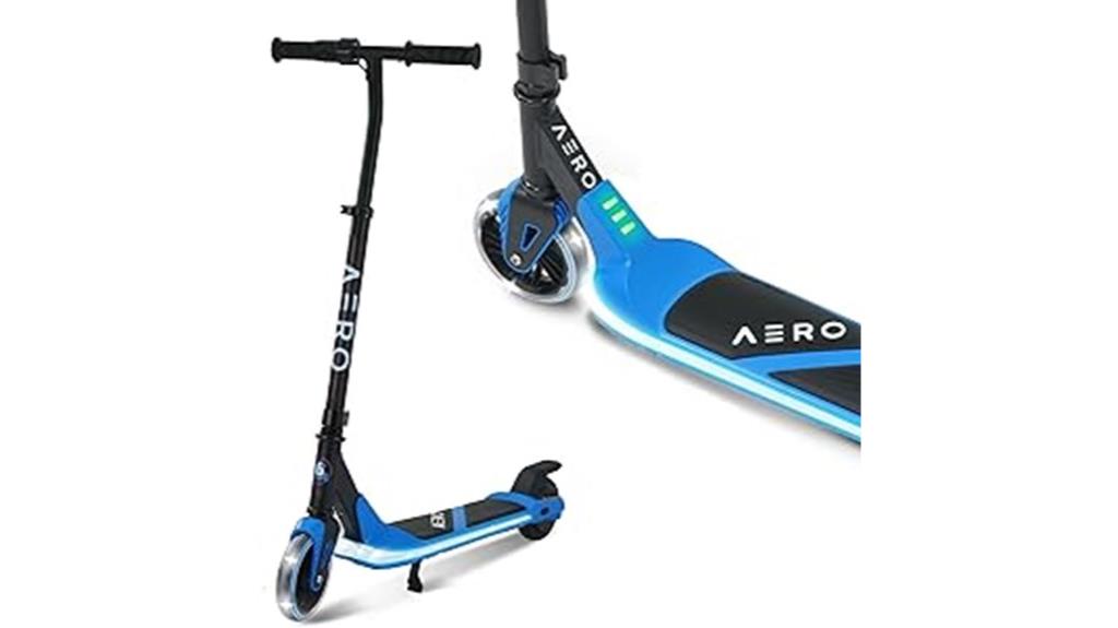 kids led electric scooter