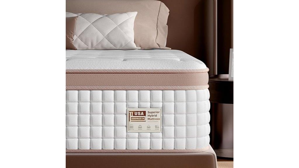 king hybrid mattress box