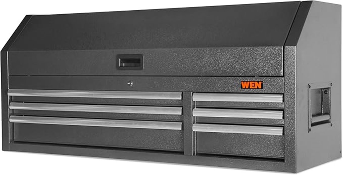 large tool chest with charging