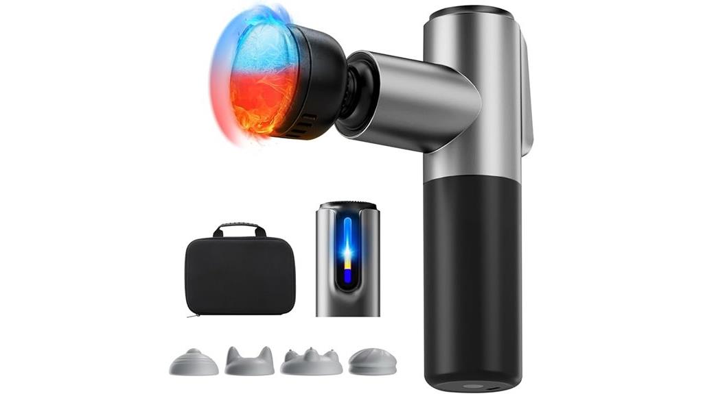 massage gun with heat