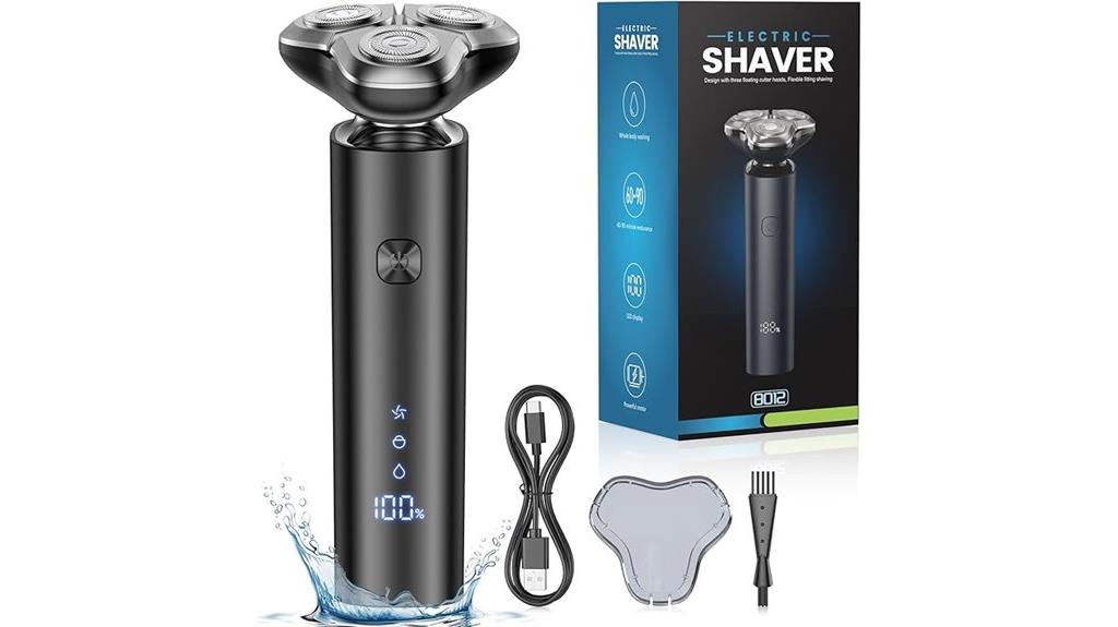 men s 3 blade rotary razor