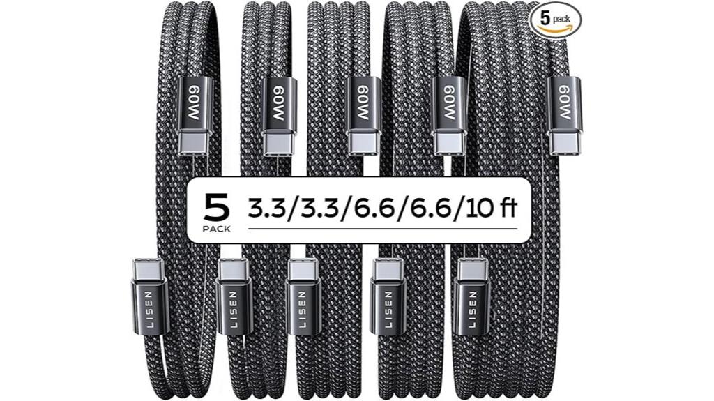 multiple lengths usb c